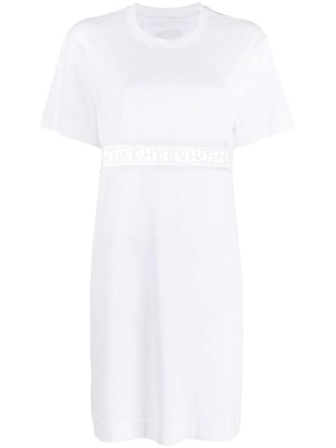 Givenchy logo embroidered shift dress
