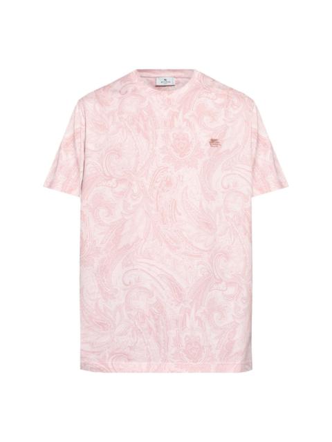 paisley-print T-shirt