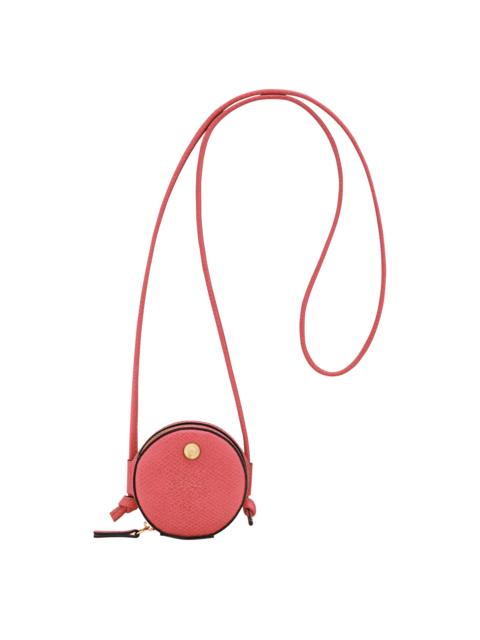 Longchamp Épure Coin purse with cord Shrimp - Leather