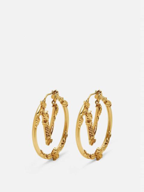 VERSACE Virtus Hoop Earrings