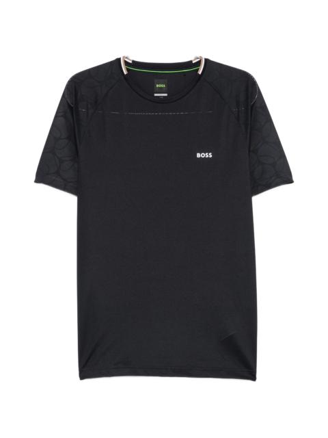 BOSS Boss Logo-print Raglan-sleeve T-shirt
