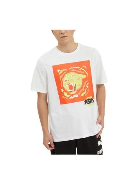 PUMA PUMA 4th Quarter Basketball T-Shirt 'White' 532361-09
