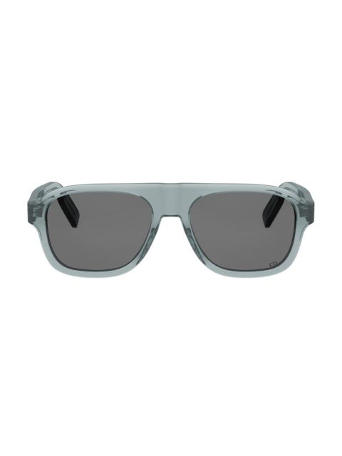 Dior Men's CD Icon A1I 55MM Pilot Sunglasses - Grey And Smoke