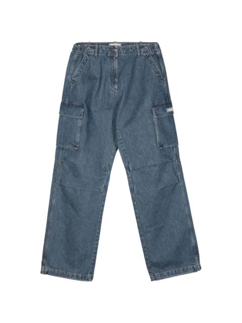 wide-leg cargo jeans