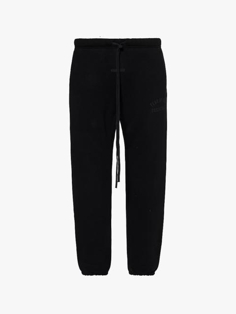 Relaxed-fit brand-patch cotton-blend jersey jogging bottoms