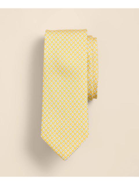 Brooks Brothers Silk Pine Foulard Tie