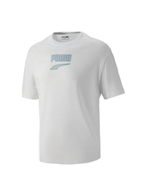 PUMA Downtown Logo Tee 'White' 537740-02