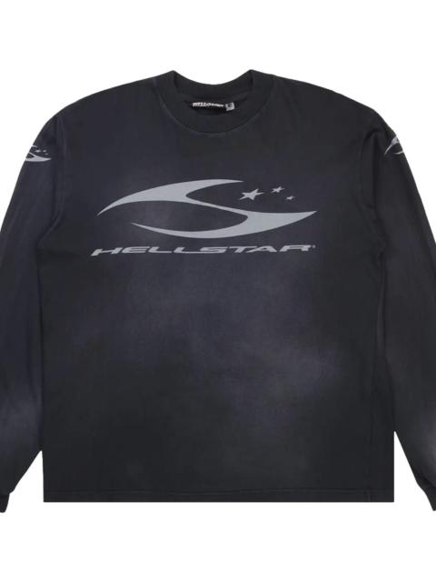 HELLSTAR Logo Long-Sleeve Tee "Washed Grey" HSR396