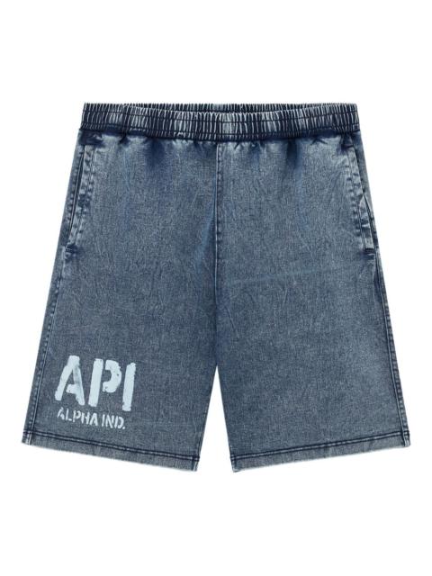 ALPHA INDUSTRIES denim shorts