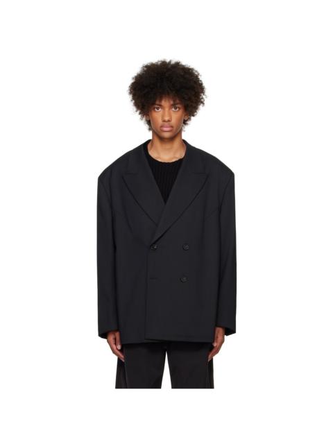 entire studios Black Double Breasted Blazer