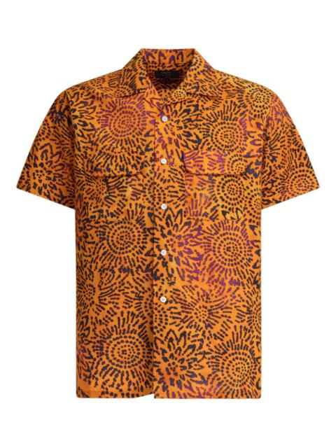 BEAMS PLUS floral-print pocket shirt