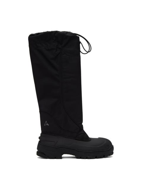 ROA Black Rubber Boots
