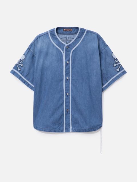 mastermind JAPAN BASEBALL DENIM SHIRT
