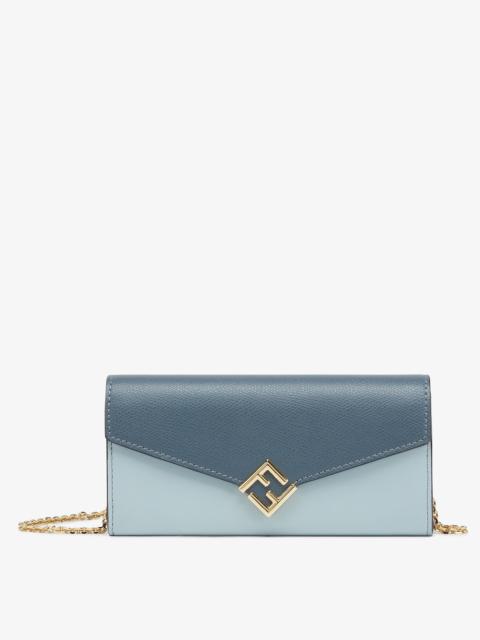 FENDI FF Diamonds Continental With Chain