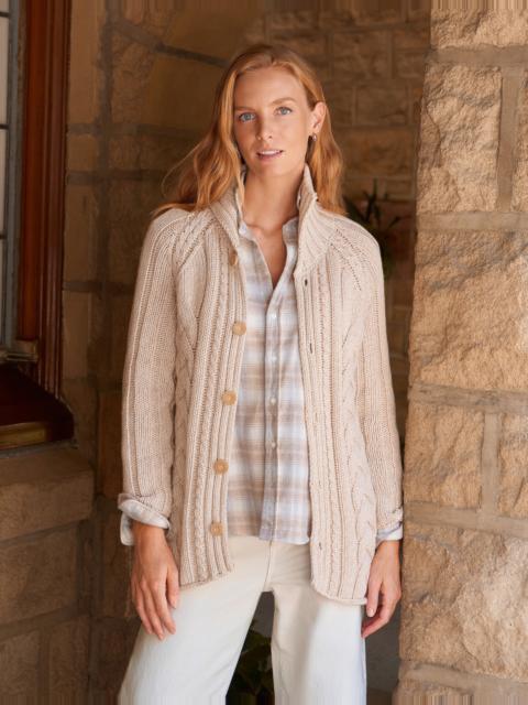 Frank & Eileen Cable Knit Cardigan