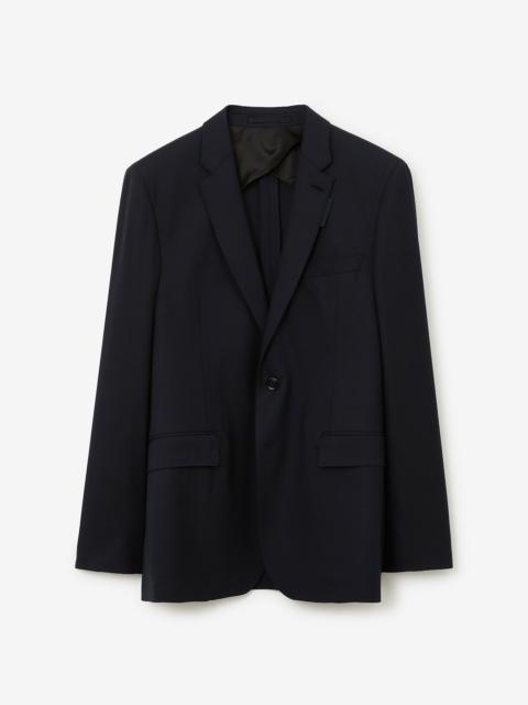 Burberry Slim Fit Wool Tailored Jacket