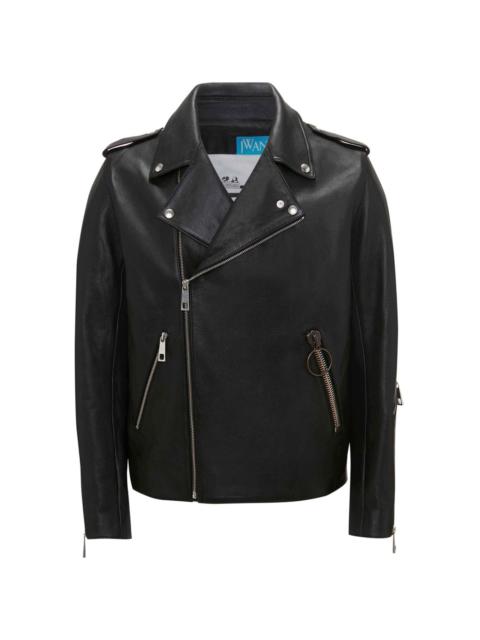 JW Anderson x A.P.C. Morgan leather biker jacket