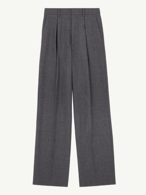 Tailored wool trousers