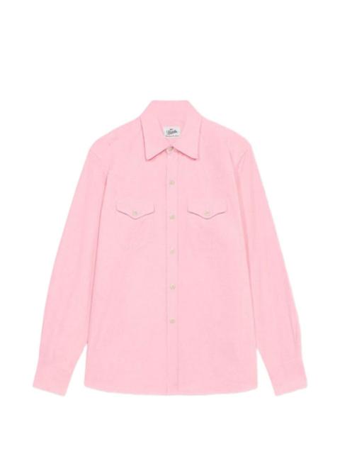 FORTELA Tex2 yokes patch-pockets shirt