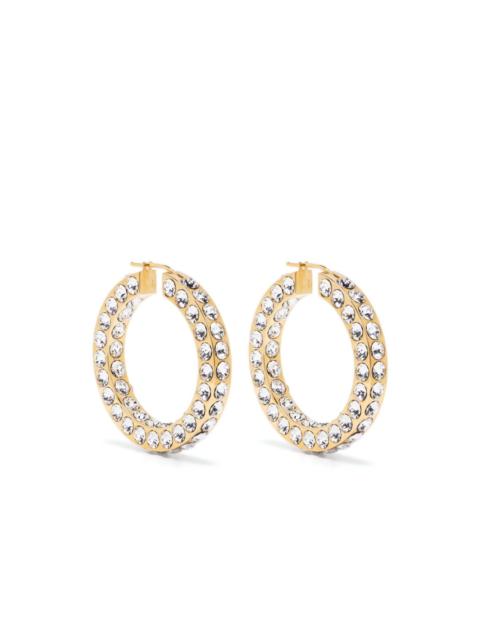 Amina Muaddi Jahlee hoop earrings