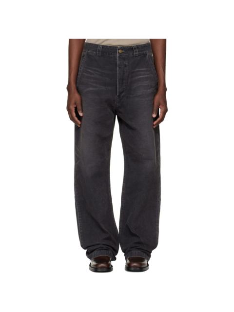 Fear of God Black Canvas Utility Jeans