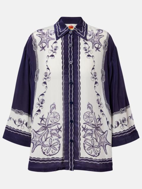 FARM RIO Coast Scarf floral shirt