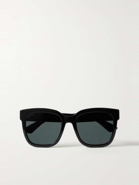 GUCCI Square-frame acetate sunglasses