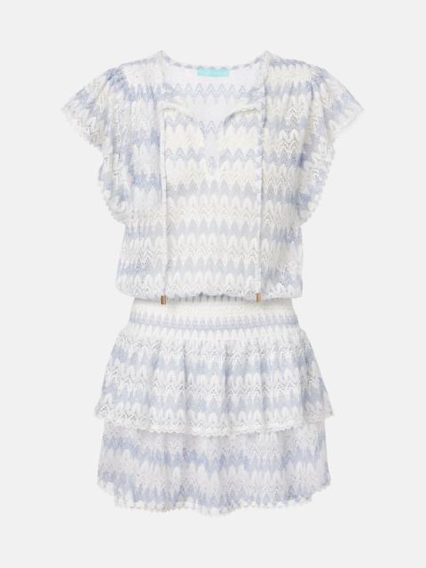 MELISSA ODABASH Remi tiered minidress