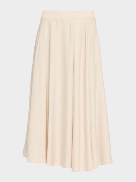 PESERICO Fluid A-Line Midi Skirt