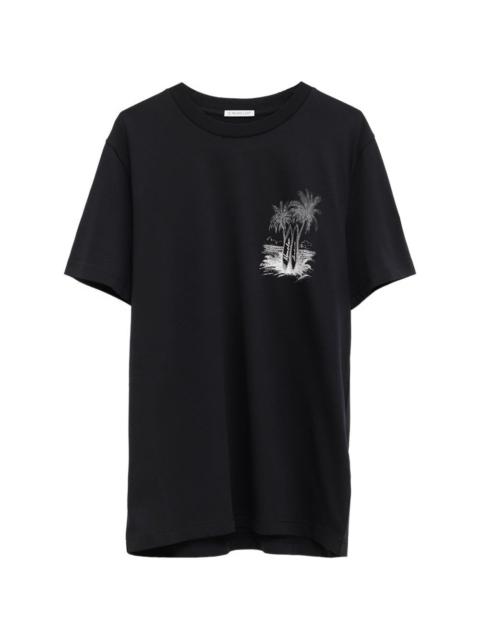 Moncler beach printed t-shirt