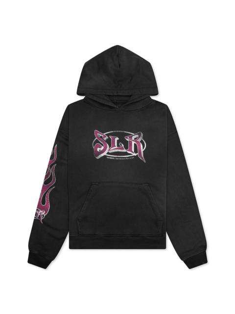 NAHMIAS SUMMERLAND RACING CRYSTAL HOODIE - AGED BLACK