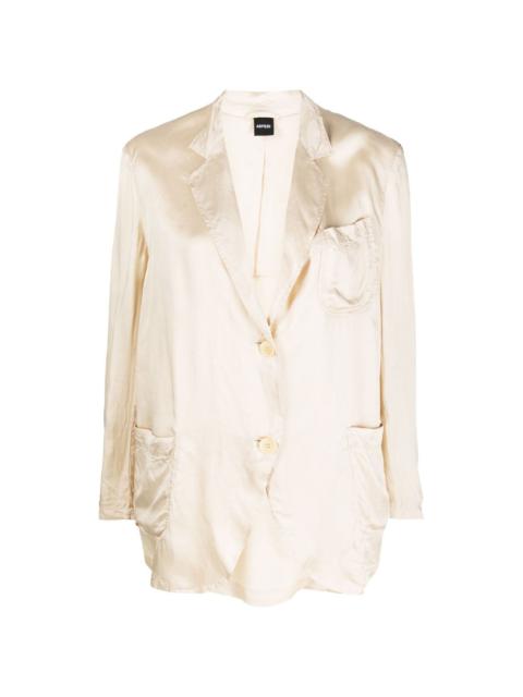 Aspesi long-sleeved tailored blazer
