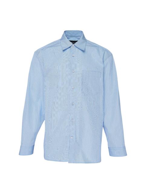 SOLID HOMME Long Sleeve Stripe Office Shirt