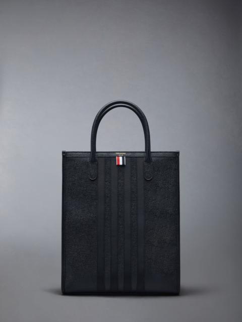4-Bar leather tote bag