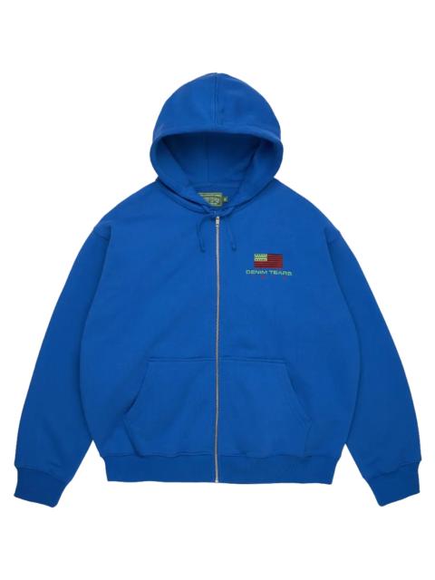 DENIM TEARS Pan African Zip Hoodie "Blue" DT916