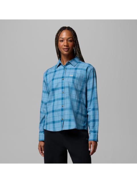 Columbia Women's Blue Point Creek Woven Long Sleeve Shirt
