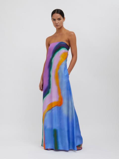 CHRISTOPHER ESBER Aura Silk Strapless Dress