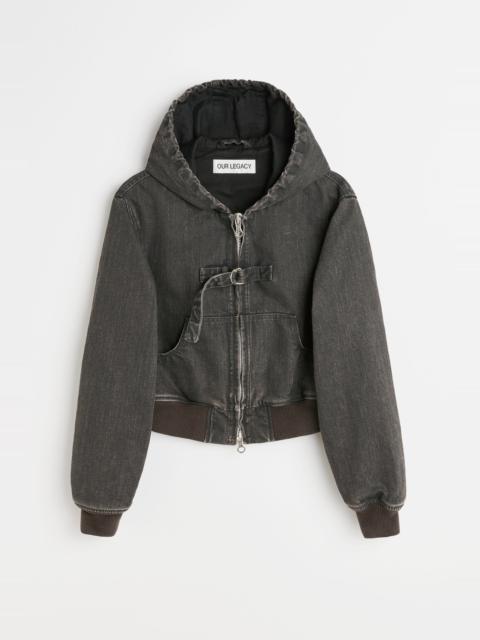 Coast Jacket Black Coated Wash