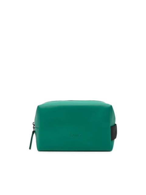 RAINS logo-debossed wash bag