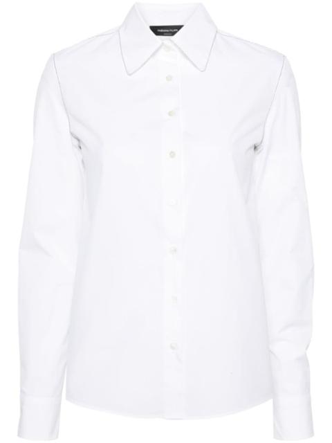 FABIANA FILIPPI beaded poplin shirt