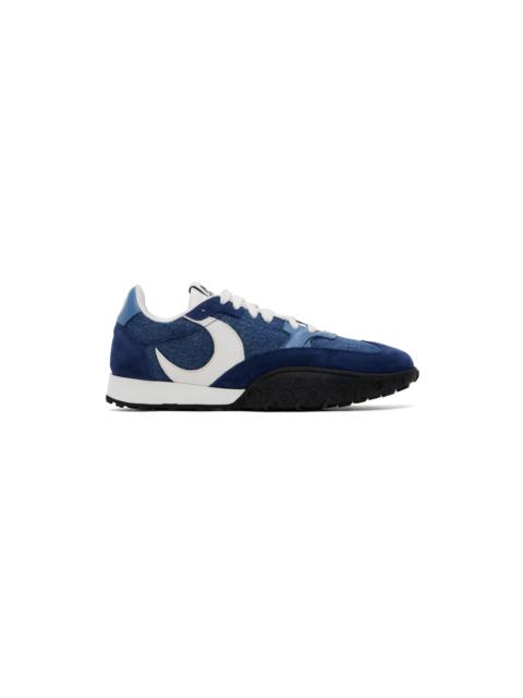 Blue & White MS Rise Sneakers