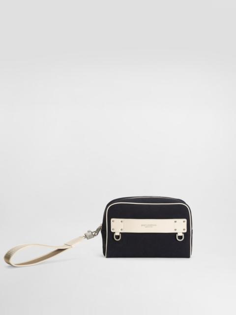 Dolce & Gabbana Essenza poplin handbag