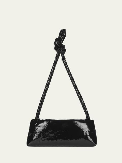 KASSL Editions Knot Padded Oil-Coated Shoulder Bag