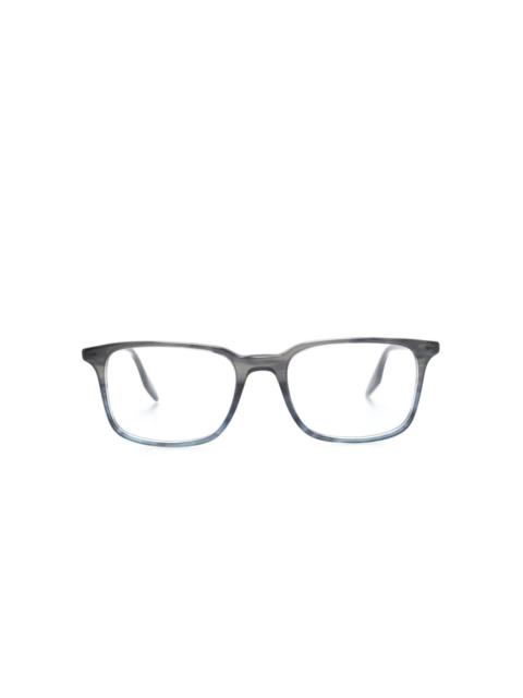 Ray-Ban polished-effect square-frame glasses