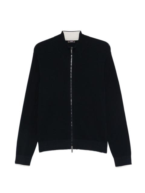 PESERICO zip ribbed knitwear