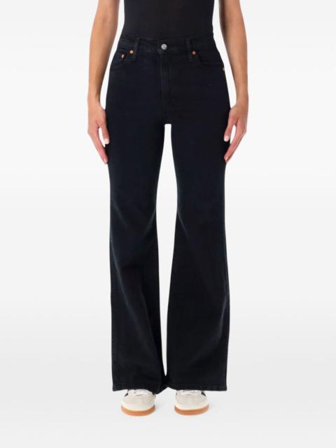 Levi's high-waisted flared jeans