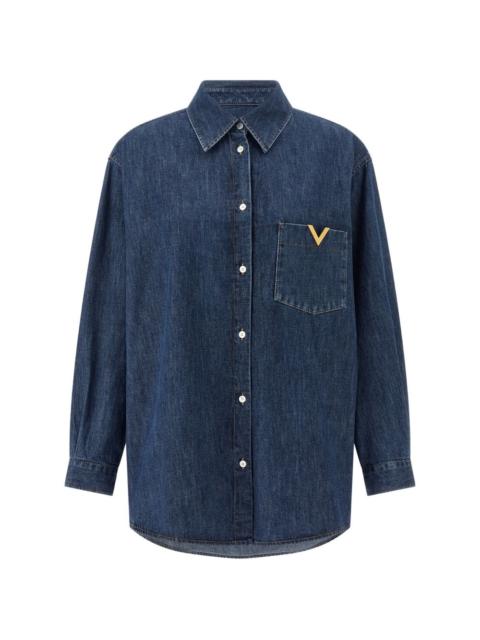Valentino v-gold pocket shirt