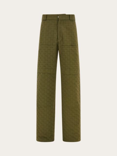 FERRAGAMO Ferragamo Monogram trouser
