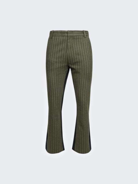 Pinstripe Carpenter Pant Olive