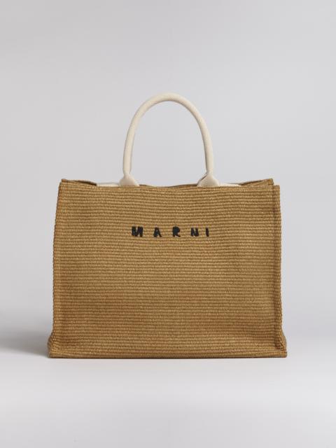 RAFFIA SHOPPING BAG